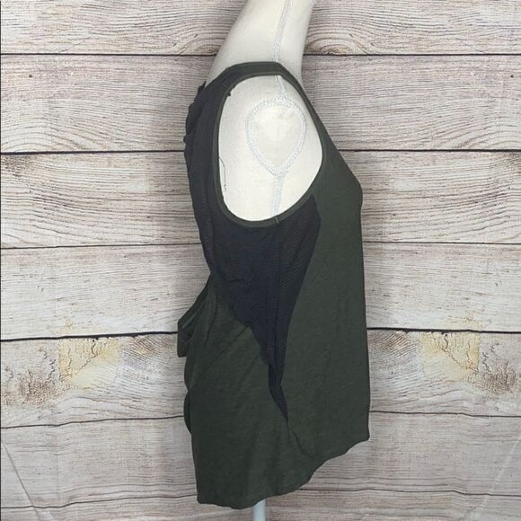 Champion Olive Green Black Workout Tank Top - Picture 3 of 5